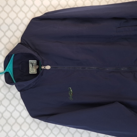 Crocodile Sport embroidered dark blue light weight men's medium jacket - Picture 4 of 7